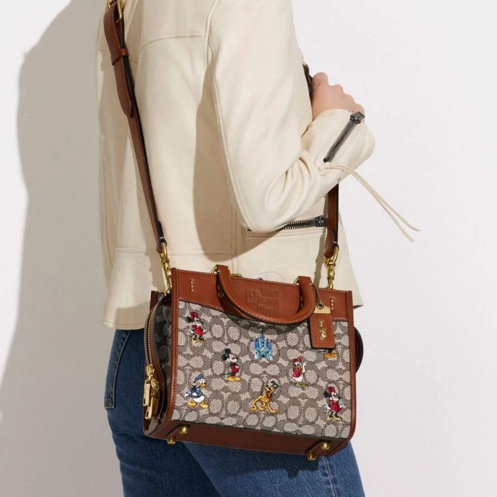 😱🥰Beautiful Disney coach rogue 25 in jacquard
